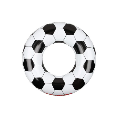 Bouée de natation football 90 cm noir/blanc