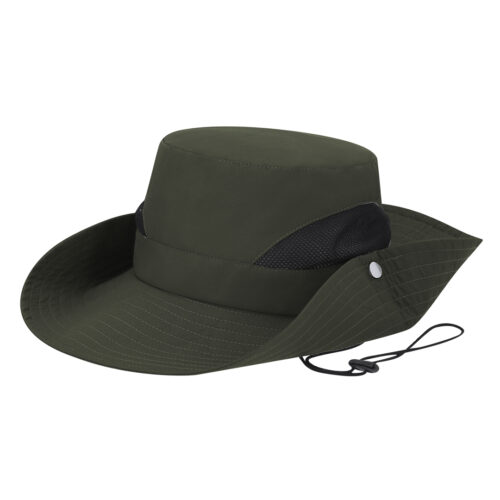 Chapeau safari avec maille - Vert jungle