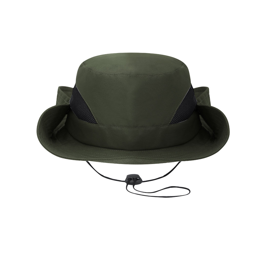 Chapeau safari avec maille - Vert jungle – Image 2