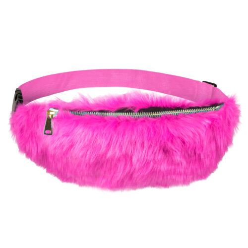 Banane en peluche rose