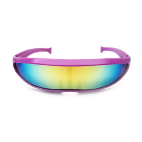 Lunettes flashy roses - Verres arc-en-ciel