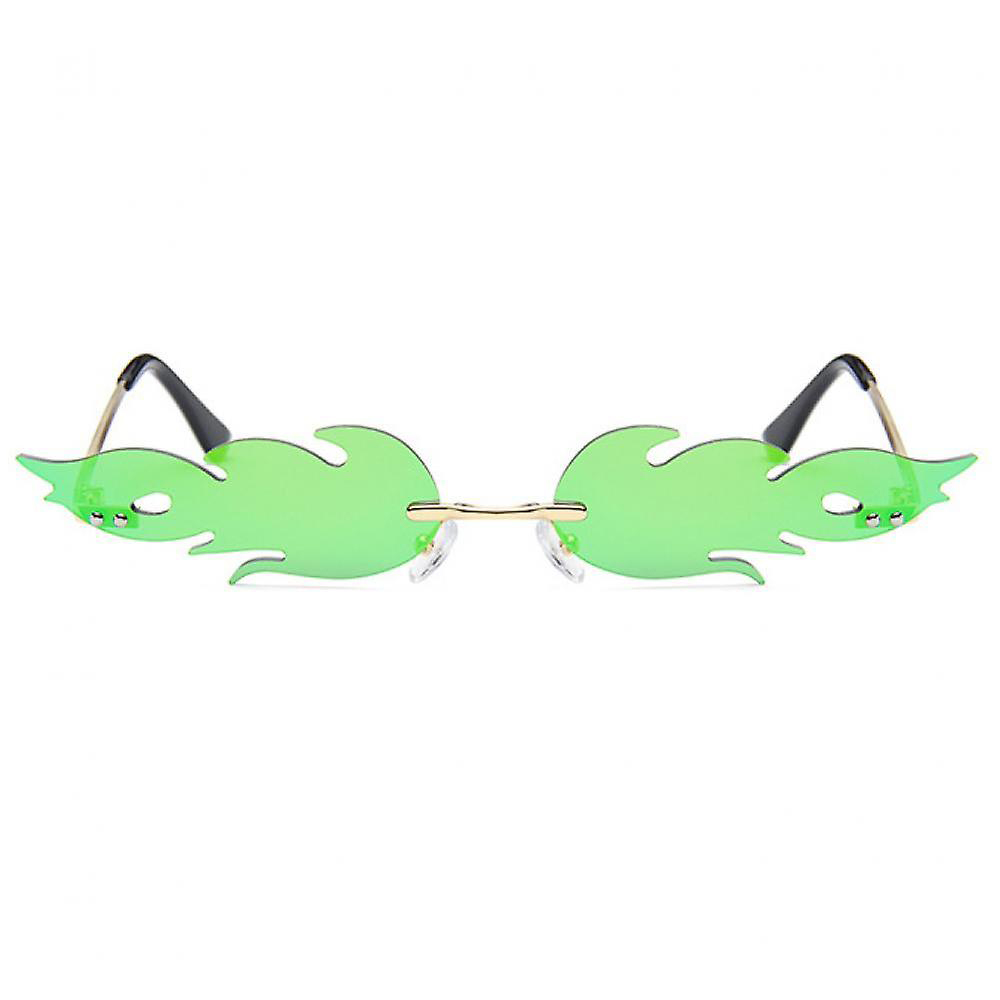 Lunettes de soleil flamme | verres verts