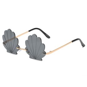 Lunettes de soleil coquillage noir