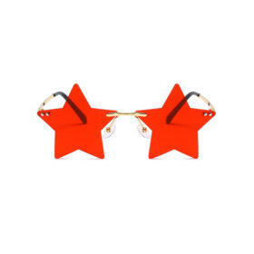 Lunettes étoiles rouges
