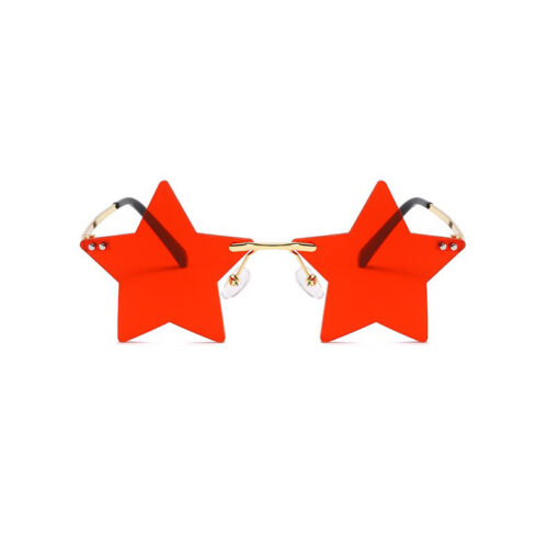 Lunettes étoiles rouges