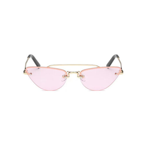 Lunettes de soleil festival Cat Eye rose