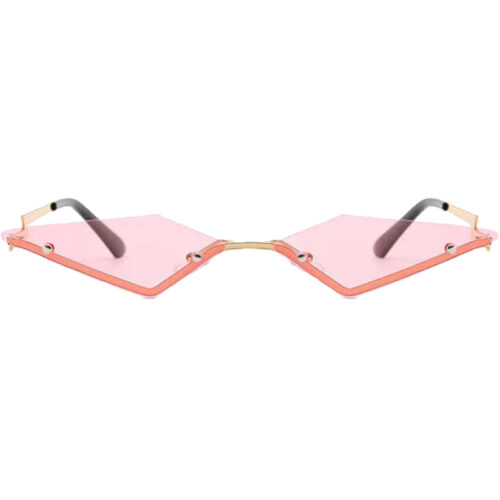 Lunettes de soleil triangle rose