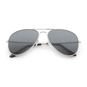Lunettes de soleil aviateur | Verres miroir noirs