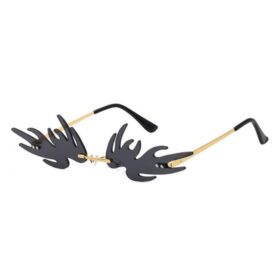 Lunettes de soleil flammes partout | verres noirs