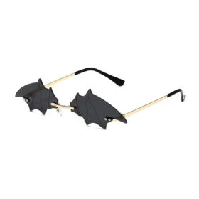 Lunettes de soleil chauve-souris noires pour Halloween