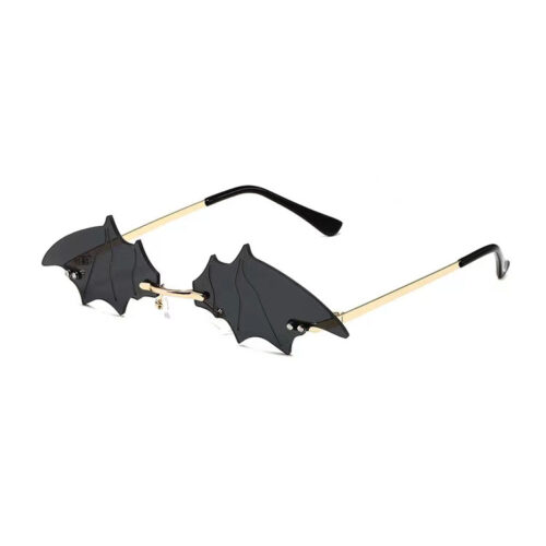 Lunettes de soleil chauve-souris noires pour Halloween