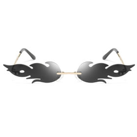 Lunettes de soleil flammes | verres noirs