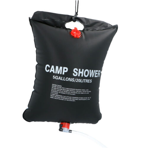 Douche solaire de camping - Douche extérieure chauffée par le soleil 20 litres