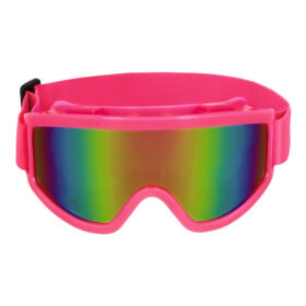 Lunettes de ski de fête UV Blacklight - Lunettes de fête réglables - Néon Rose