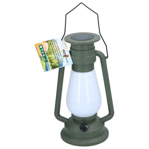 Lampe de camping solaire - Lampe LED dimmable à énergie solaire verte