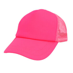 Casquette de baseball UV Blacklight - Casquette ajustable avec fermeture en plastique - Néon rose