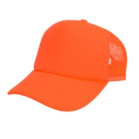 Casquette de baseball UV Blacklight - Casquette réglable avec fermeture en plastique - Néon orange