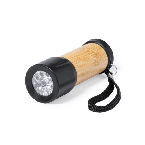 Lampe de poche 9 LED - Bambou
