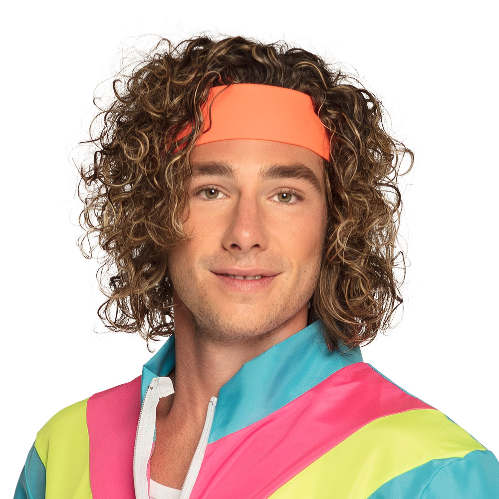 Bandeau UV Blacklight - Serre-tête - Orange Néon – Image 4