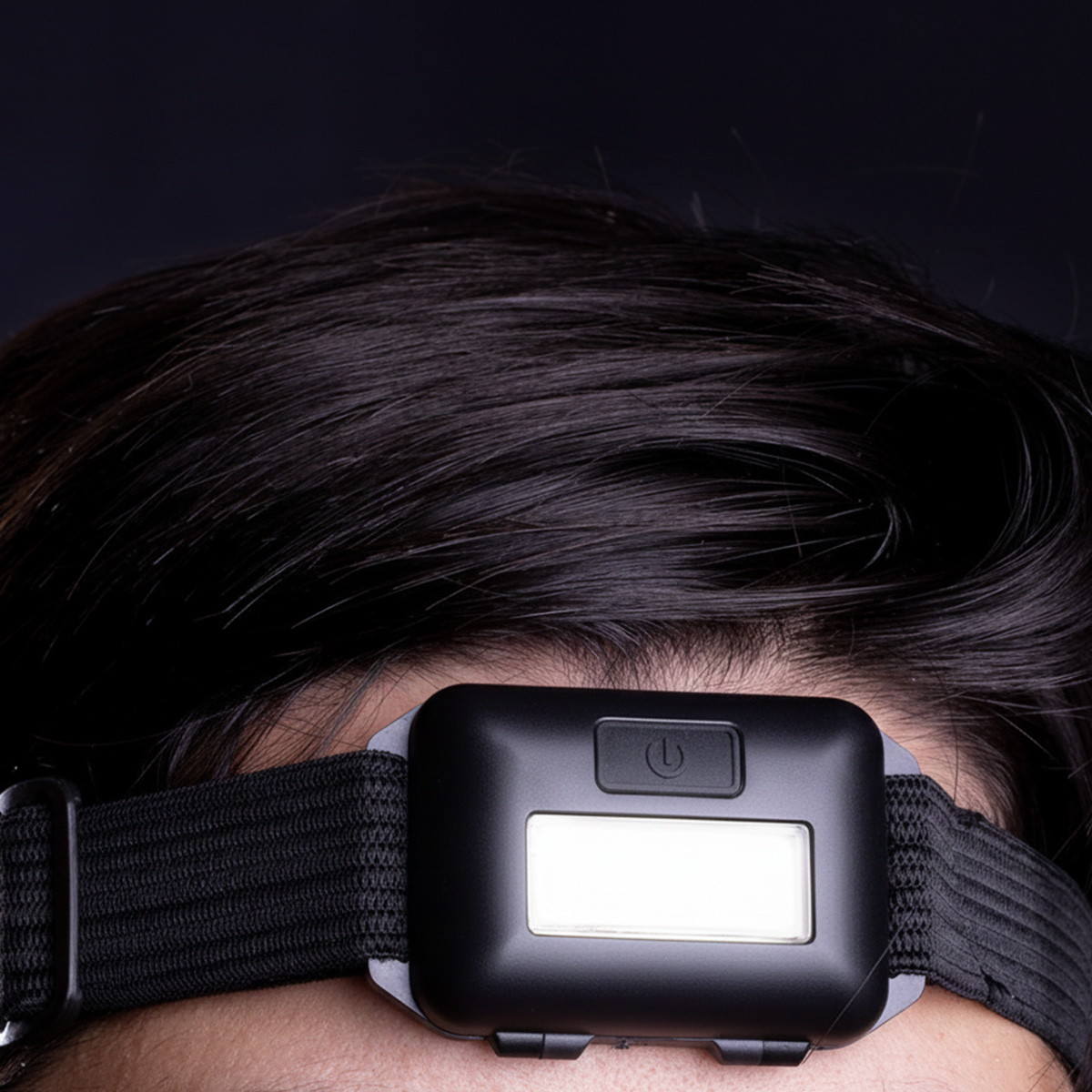 Lampe frontale - Bande élastique réglable - Pour bras et tête - Noir – Image 5