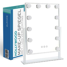 Duradis - Make-up spiegel met touch lichtbediening - 12 LED