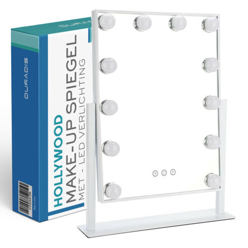 Duradis - Make-up spiegel met touch lichtbediening - 12 LED
