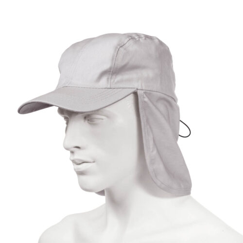 Yucka - Casquette avec protection de nuque - Coton - Gris