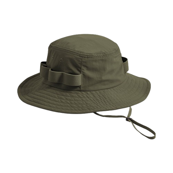 Chapeau safari en nylon Beechfield avec protection UPF50+ - Vert foncé - Taille S/M