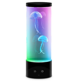 Lampe aquarium méduse - Veilleuse avec télécommande et éclairage LED multicolore - USB
