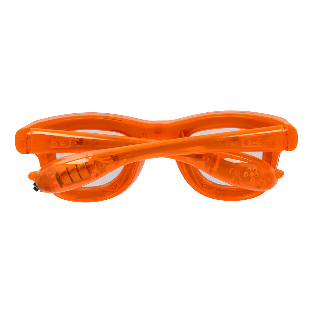 Lunettes de fête LED orange - Lunettes de festival avec 3 modes lumineux – Image 6