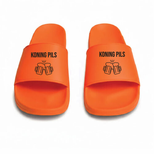 Tongs orange - Koning Pils - Claquettes taille unique