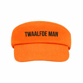 Visière orange avec fermeture velcro - Twaalfde Man