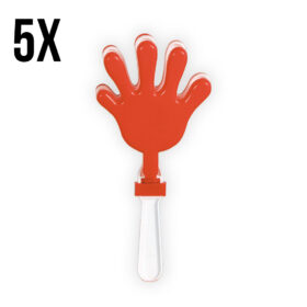 Main de batteur orange - lot de 5