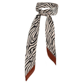 Sarlini foulard imprimé zèbre - Bandana - 70 x 70 cm