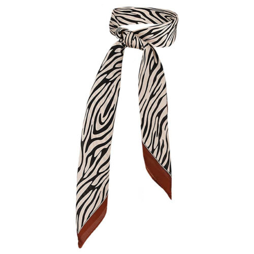Sarlini foulard imprimé zèbre - Bandana - 70 x 70 cm