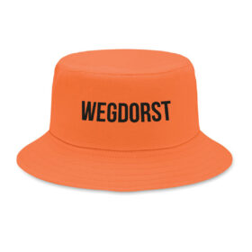 Bob orange - Wegdorst - Taille unique chapeau de pêcheur en coton