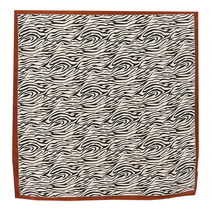 Sarlini foulard imprimé zèbre - Bandana - 70 x 70 cm – Image 2