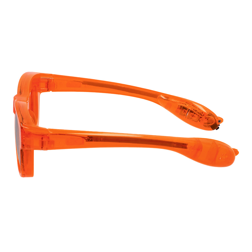 Lunettes de fête LED orange - Lunettes de festival avec 3 modes lumineux – Image 5