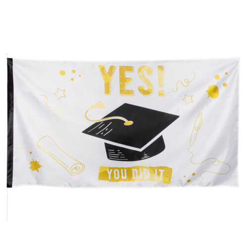 Drapeau "Yes! You did it" - Polyester - 90 x 150 cm