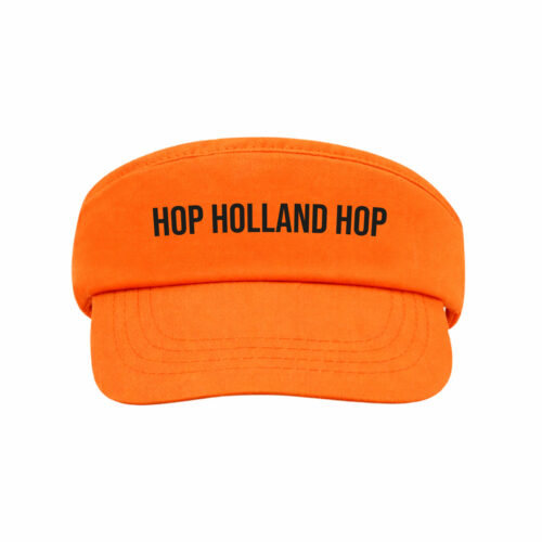 Visière orange avec fermeture velcro - Hop Holland Hop