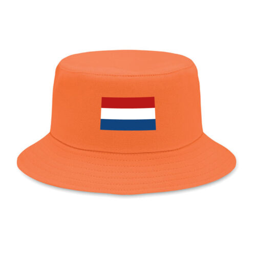 Bucket hat oranje | vissershoedje | zonnehoedje - Nederland