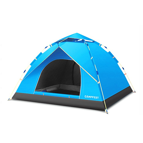 Campfest 2-3 persoons easy set up tent - Blauw – Image 2