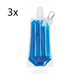 Sac d'eau avec liquide de refroidissement bleu - 3 pièces