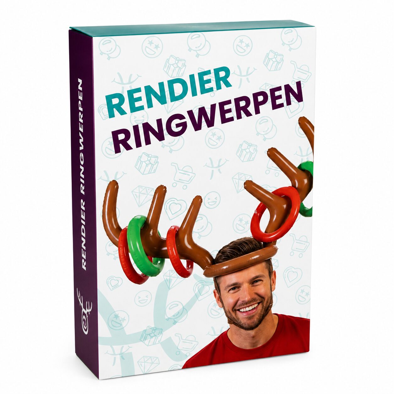 Jeu de lancer d’anneaux renne – Jeu de Noël pour l’apéro de Noël – Image 6