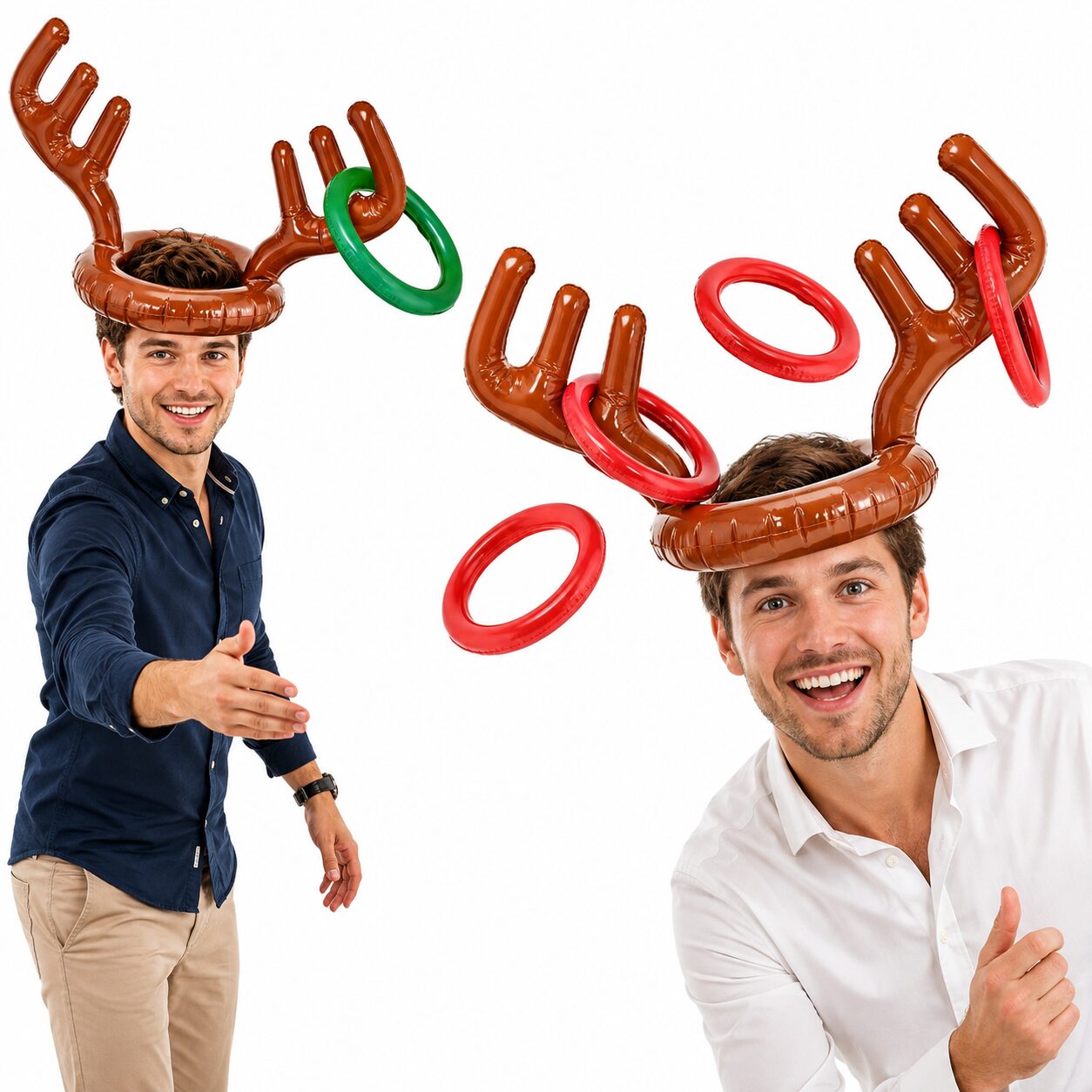 Jeu de lancer d’anneaux renne – Jeu de Noël pour l’apéro de Noël – Image 4