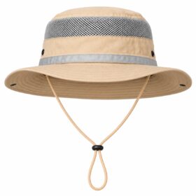 Yucka - Safari hoed met mesh - Katoen Beige