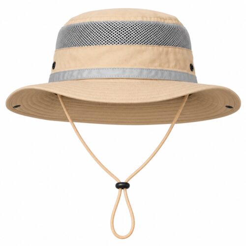 Yucka - Safari hoed met mesh - Katoen Beige