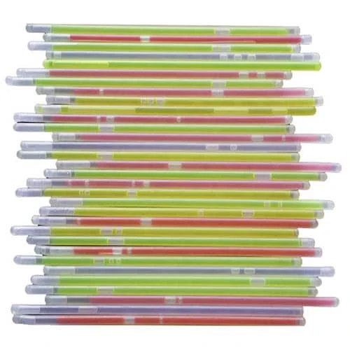 Glowsticks breekstaafjes - 100 stuks - Multicolor