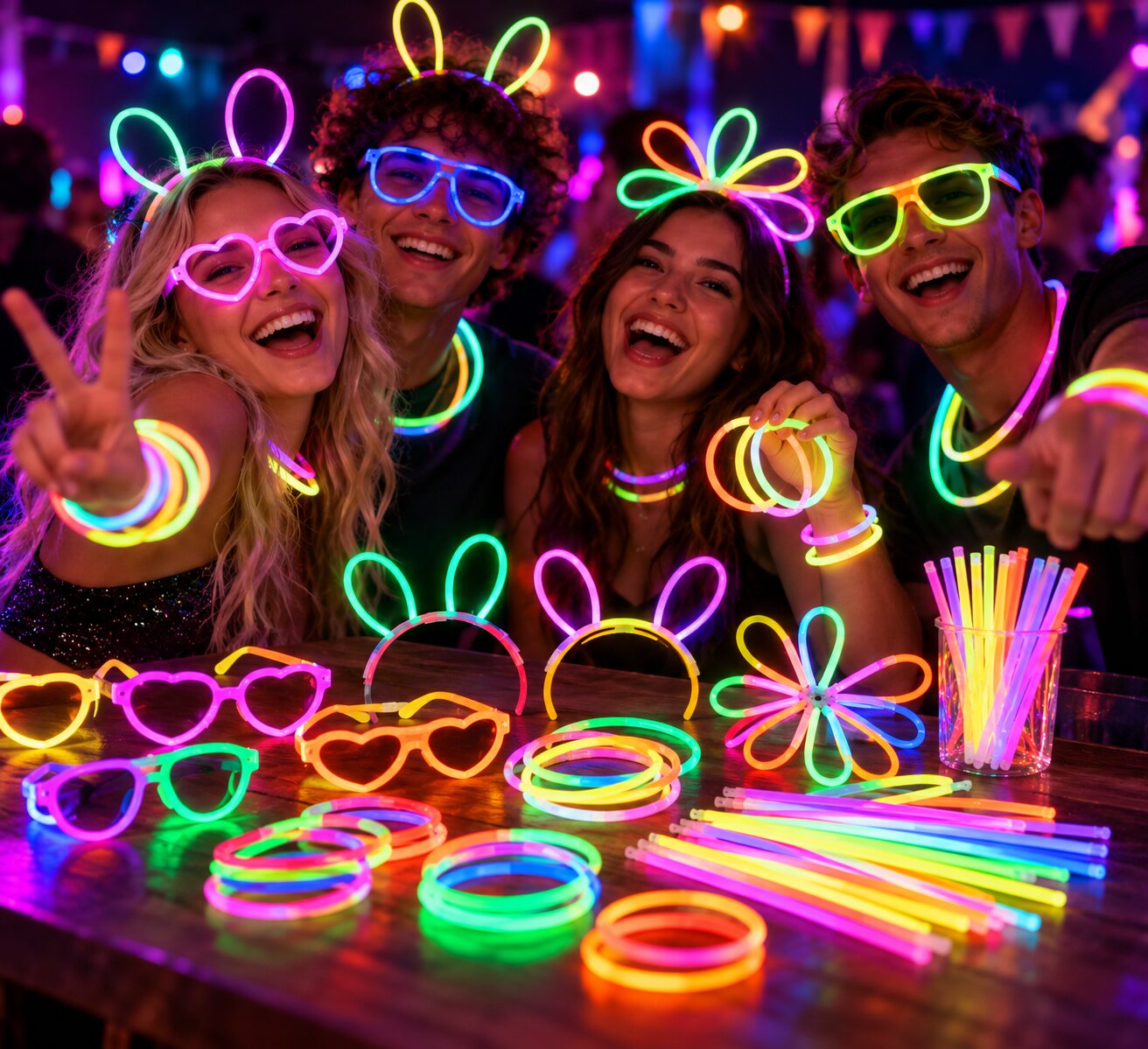 Glowsticks - feestpakket - 165-delig – Image 4