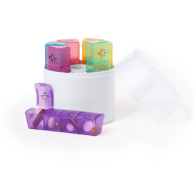 Wekelijkse pillendoos - Medicijndoosje met 7 Compartimenten - Multicolor